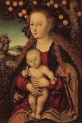 Madonna and Child Under an Apple Tree Lucas Cranach the Elder
